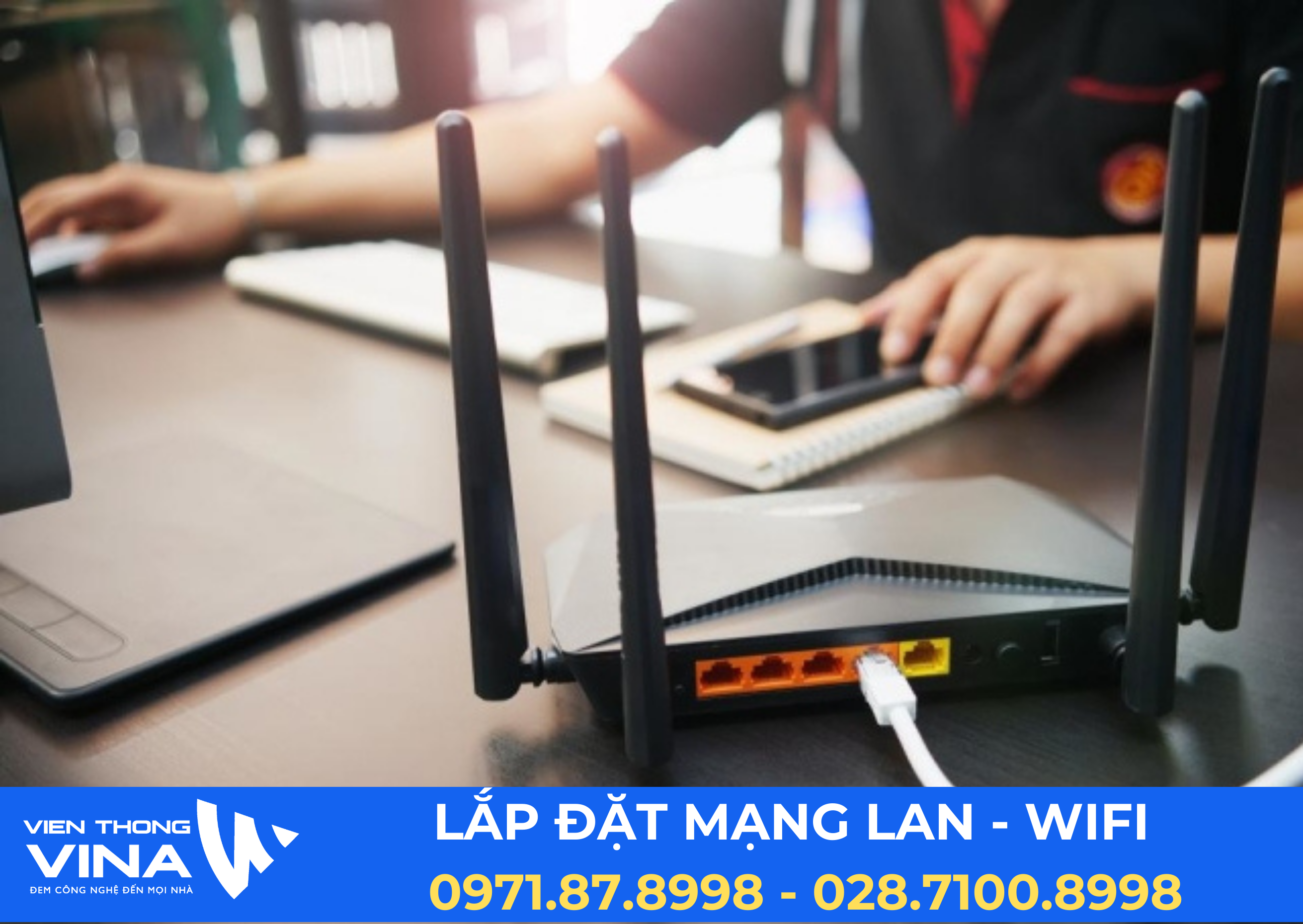 Lắp đặt bảo trì hệ thống mạng LAN - WAN - WIFI